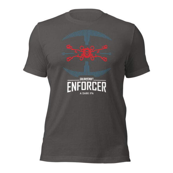 unisex-staple-t-shirt-asphalt-front-6994b312ec9a5.jpg Enforcer Target T-Shirt